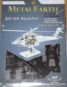 AH-64 Apache Helicopter Metal Earth