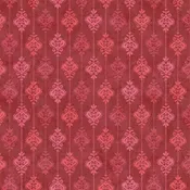 Operetta - Damask Stripe Red
