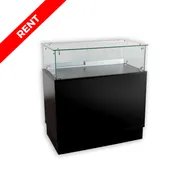 36" Frameless Glass Jewelry Display Case – Rental