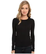 1x1 Rib Classic Long Sleeve Crew Neck Tee