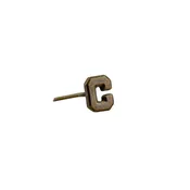 1st Award Letter "C" 1/4" Ribbon Accessory, Bronze