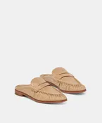 Betzy Embossed Suede Loafers