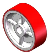 6×2″ TB drive wheel 1″ bore  1/4″ keyway