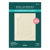 A2 Ornate Molded Frame 3D Embossing Folder by  Spellbinders