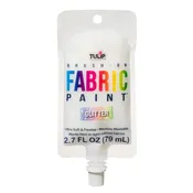Tulip Brush-On Fabric Paint Disco Glitter 2.7 fl. oz.