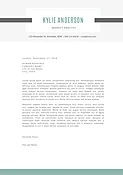 Kylie Anderson Cover Letter