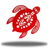 Baby Turtle Metal Wall Art