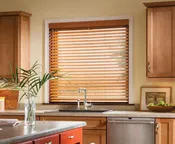 Premium Woodgrain Cordless Faux Wood Blinds
