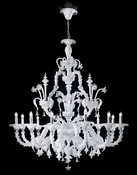 White Rezzonico Murano Chandelier – SYL1471K12