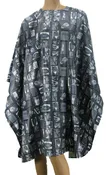 Cosmetology Cape Filmstrip Print Black Grey White