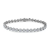 18K Natural Diamond Cluster Bracelets