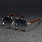 Vintage Round Sport Goggle Sunglasses - Outdoor Ski Punk Style Shades, UV400