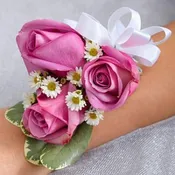 Purple Elegance Corsage