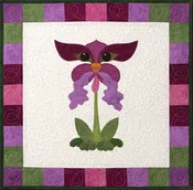 Orchid Terrier - Bloomin' Dogs - Helene Knott - Story Quilts