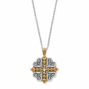 Brighton Alcazar Heart Two Tone Necklace