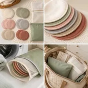 12-Piece Washable Nursing Pad Set