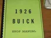 1926 Buick Shop Manual