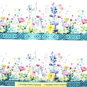 In The Beginning Butterfly Fantasy Border - Multi