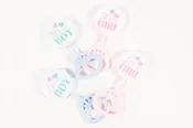 12 pcs-Baby Rattle- It's A Girl/Boy