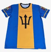 Barbados Jersey - Caribbean Flag Shirts - Carnival - j'ouvert