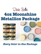 4 oz All Moonshine Metallics Colors - Package