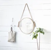 05561 Hanging Rope Framed Wall Mirror