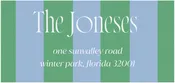 Bright Stripe Address Labels