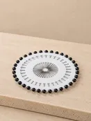 Black Hijab Pin Wheel