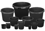 10 Gallon, Black Nursery Pot