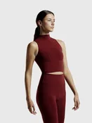Balmora Crop Top - Seamless, Sculpting, Funnel Neck