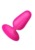 Bang! Flexible Vibrating Silicone Rechargeable Butt Plug - Pink - SecretsBoutiques.com