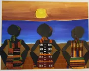3 Sisters on the Beach At Sunset — Dutch Alley Artist’s Co-op