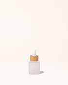 0.7oz / 20ml frosted glass & bamboo dropper bottle
