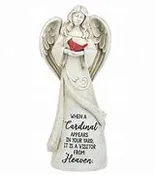 ANGEL WITH CARDINAL