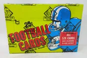 1974 Topps Football Unopened Cello Box (BBCE) (X2086)