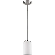 Addison 1 Light 5 inch Satin Nickel Pendant Ceiling Light