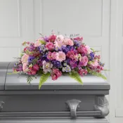 The FTD Glorious Garden Casket Spray