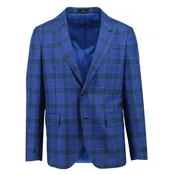 Blue with Green Check Sport Coat