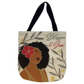 Blossom &amp;amp; Grow Woven Tote Bag