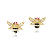 4 Elements Bee Stud Earrings