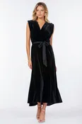 Aeries Velvet Wrap Dress