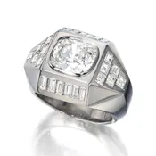 DIAMOND RING BY SUZANNE BELPERRON, PARIS, CIRCA 1950