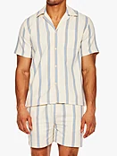 Les Deux Lawson Stripe Short Sleeve Shirt