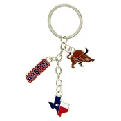 Austin Keychain w/Map &amp;amp; Longhorn