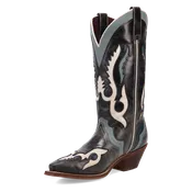 *PRE-ORDER* Honky Tonk Halo Leather Boot - Black