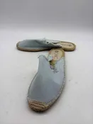 2 Chic Blue Size Large Denim Mule Flats