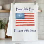Home of the Brave Kitchen Towel