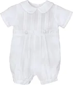 Baby Boys' Pique Christening Knicker, White