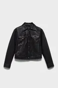 ADI TRUCKER JACKET in Leather Black