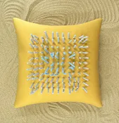 Pokey Pillow in Wool Felt — Adelle